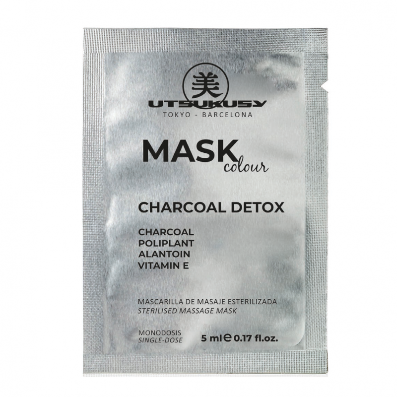 Mask Colour Charcoal Detox 10Uds - Utsukusy Cosmetics