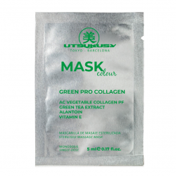 Mask Colour Green Pro Collagen 10Uds - Utsukusy Cosmetics